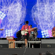 La Concuerda y Los Jaivas: rock, folk y funk en el Festival Osorno. En la imagen banda La Concuerda presentándose.